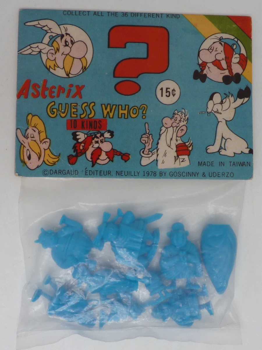 Figurines taille-crayon Astérix & Obélix BD en plastique creux (1970