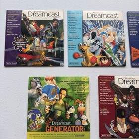 Sega Dreamcast Magazine Demo Games Lot Of 5