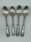(4) Robert Wallace .925 Sterling Waverly Teaspoons c1890- 80 grams