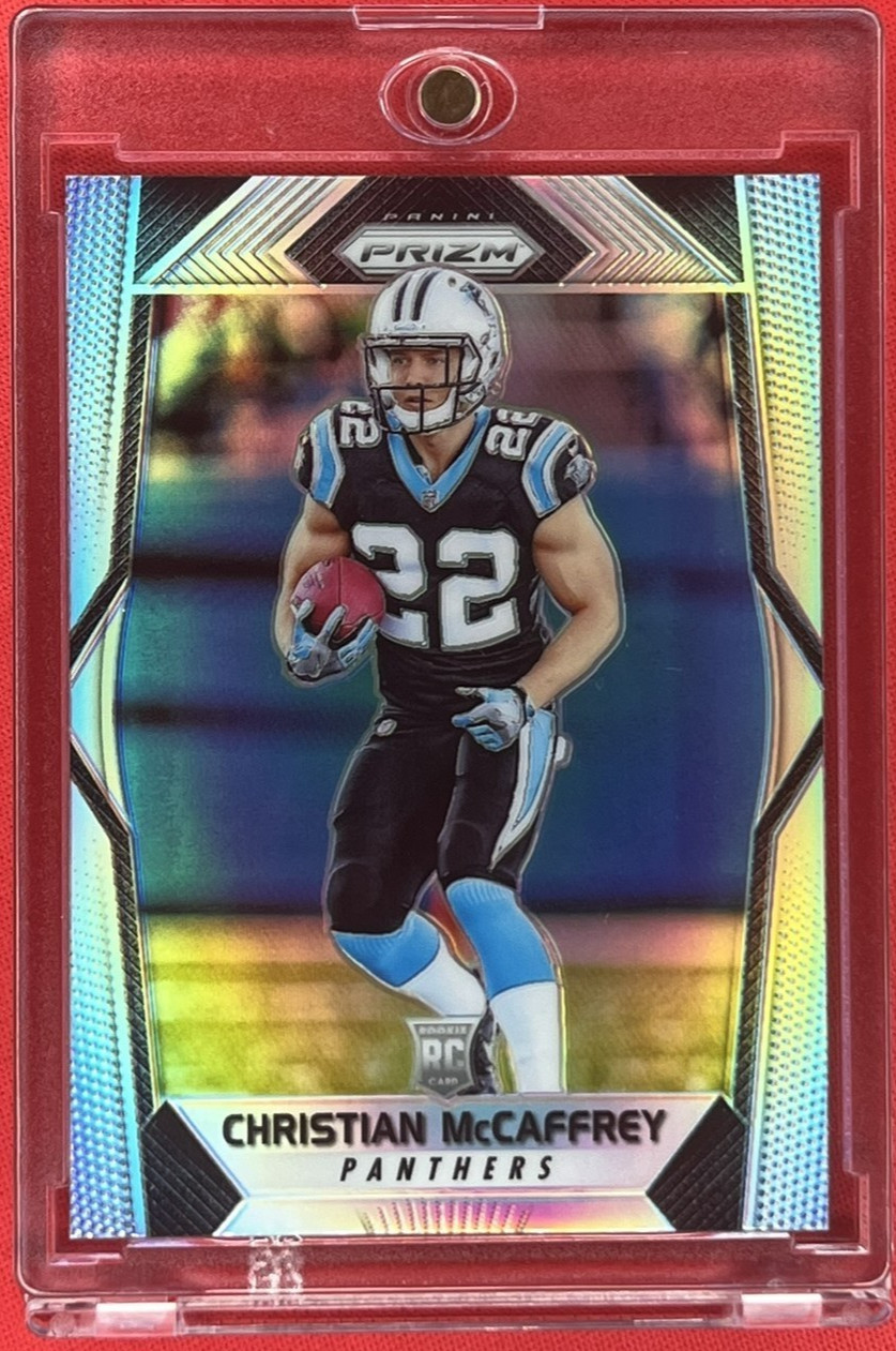 CHRISTIAN McCAFFREY RC Rookie - Silver Prizm 2017 Panini Prizm #249