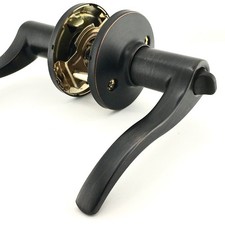 Privacy Lever J40 Oil Rubbed Bronze US10B Bedroom Bathroom Interior Door Lock