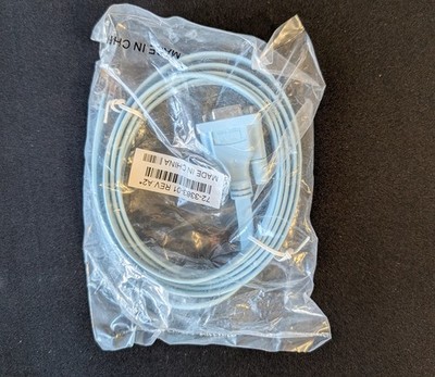 NEW Cisco CAB-CONSOLE-RJ45 Console Cable DB9 to RJ45 Blue 6ft Sealed/Unsealed