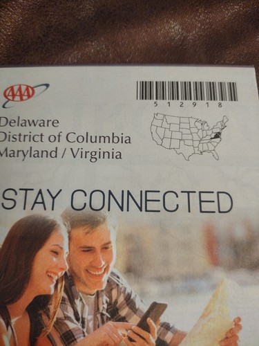 New AAA DELAWARE WASHINGTON DC Columbia MARYLAND VIRGINIA STATE ROAD MAP 2019 - Picture 2 of 2