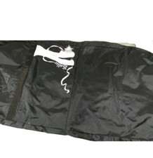 Dance Garment Bag Black Zip Pocket Pink Ballet Shoe Design 44L x 23W Purse