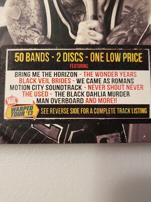 2013 Warped Tour Compilation by Various Artists (CD, 2013