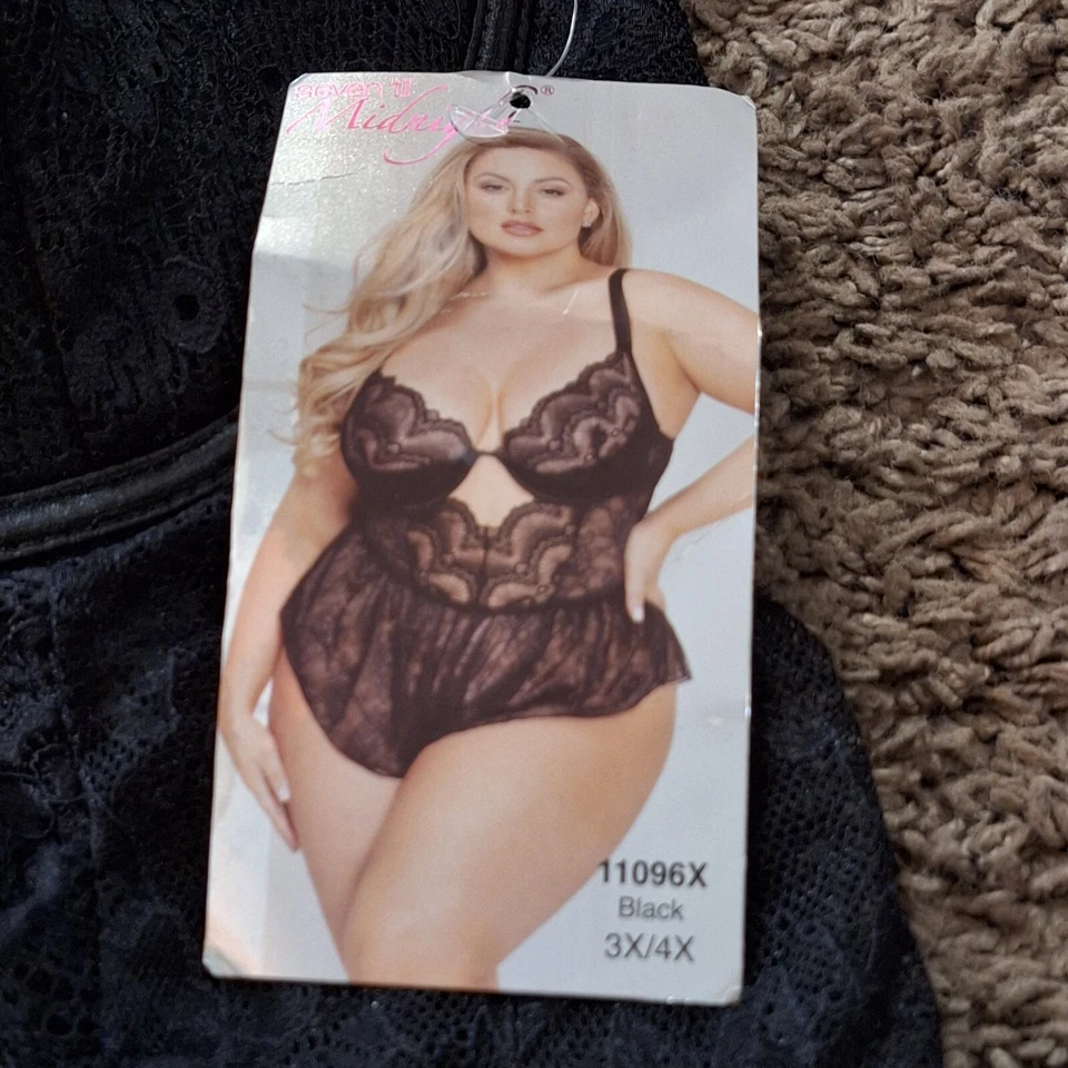 Body Medianoche Para Mujer Color Negro TALLA 3X/4X NUEVO CON ETIQUETAS Foto 4 de 4