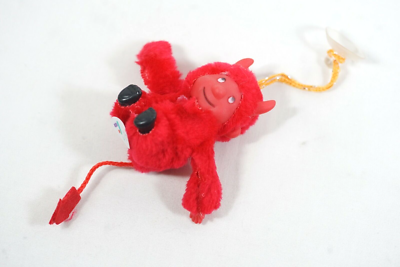 #ad #ad Vintage Red Devil Car Mascot Window Hanging Auto Decoration $7.98