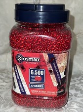 Crossman AirSoft 6500 6mm .12 Grams Red Plastic BBs Open NEW FREE SHIPPING