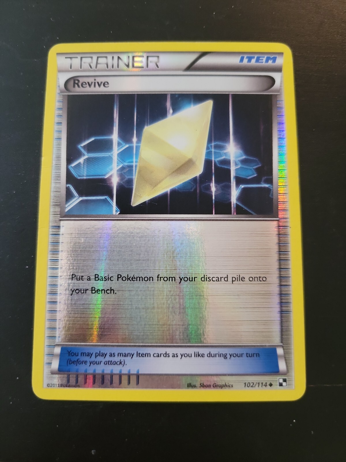 Pokemon Card 2011 Black & White - Revive 102/114 Reverse Holo