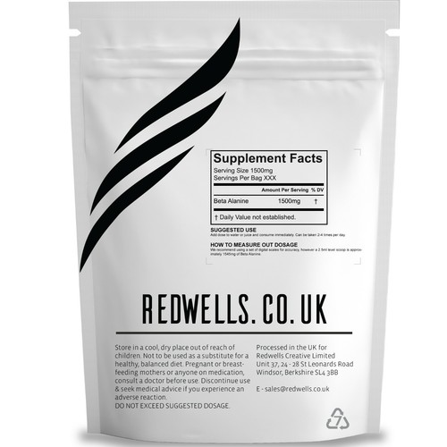 Beta Alaninpulver REDWELLS Premiumqualität keine Zusatzstoffe Aminosäure mit Schaufel - Bild 2 von 3