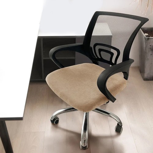 *Samt-Bürostuhlbezug Drehbarer Sitzbezug Computer-Sattelbezug ≥ - Bild 19 von 37