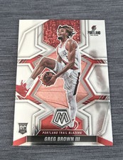 2021-22 Panini Mosaic Greg Brown III Portland Trail Blazers #245 RC