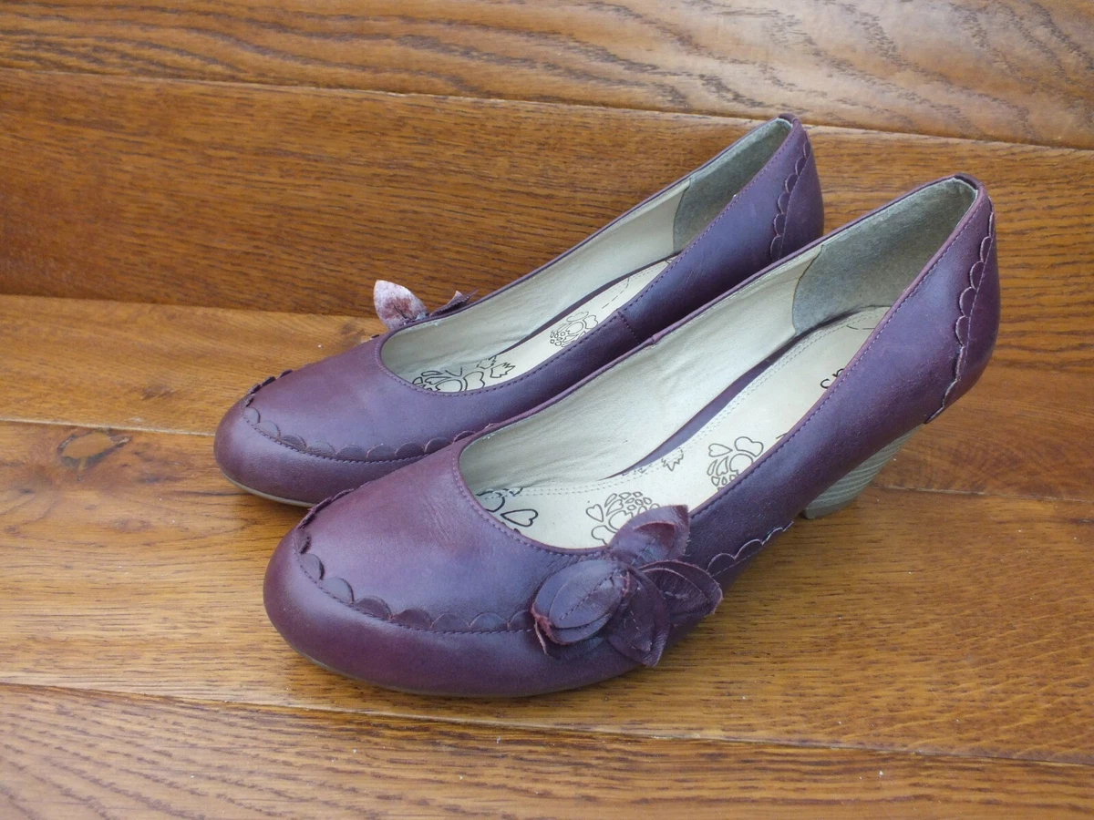 Lotus Burgundy Leather Court Shoes Size UK 7 EU 41 eBay