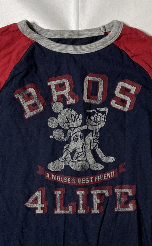 Preowned- Gap x Disney Bros 4 Life L/S Graphic Shirt Boys (Size S) - Image 2 of 4