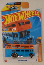 Trouble Decker 126/250 Hot Wheels 2024 HTD46 HW Fast Transit 5/5 blue