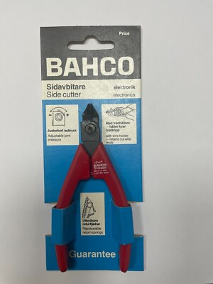 BAHCO 2132 SIDE-WIRE CUTTING PLIER W/ WIRE HOLDER