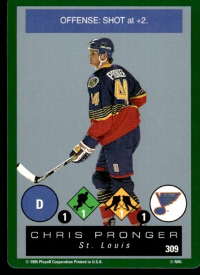 1995 Playoff One on Challenge #309 Chris Pronger - St. Louis Blues - HOF