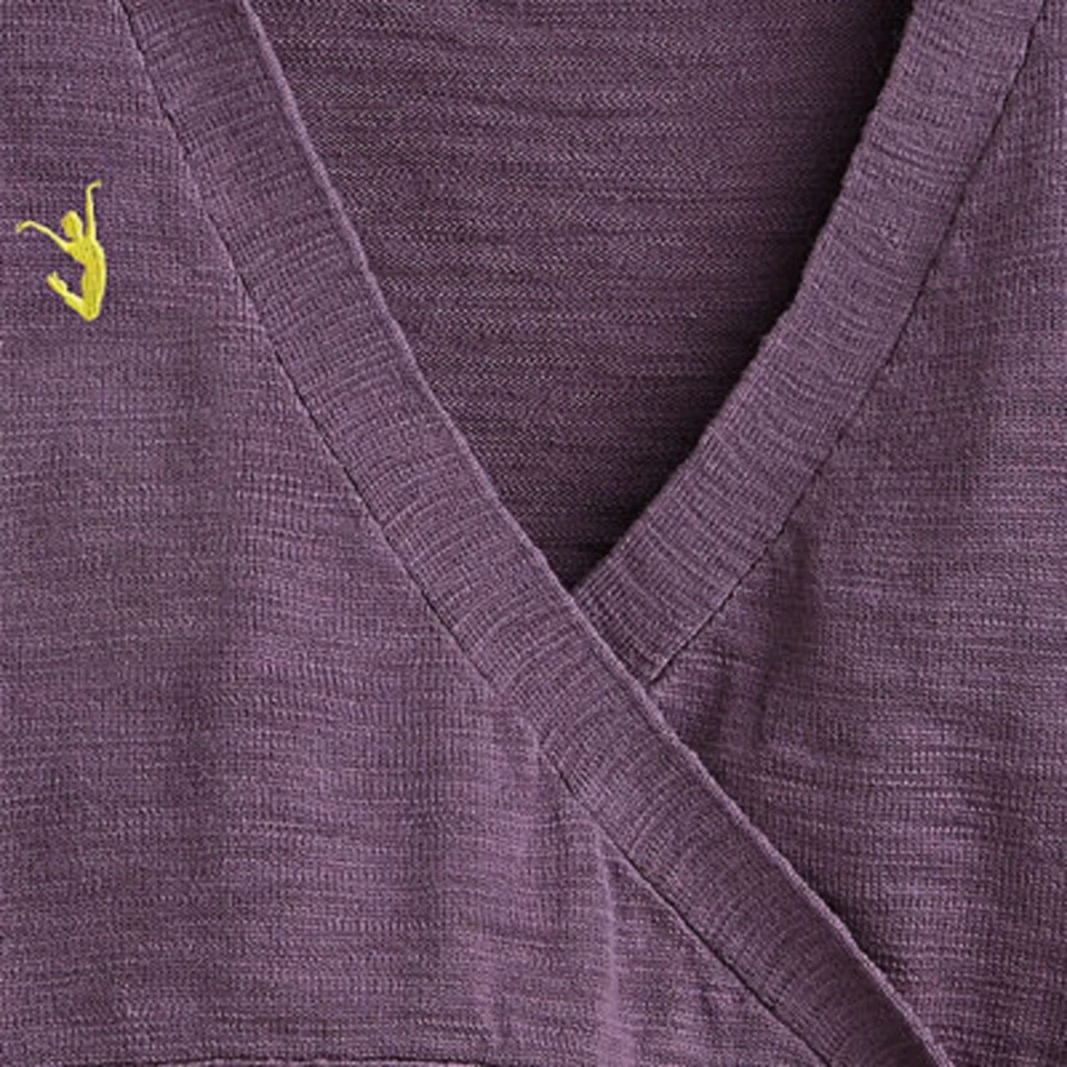 American Girl Cardigan Sweater FOR GIRLS Isabelle Purple Wrap XS X-Small 6 - Image 2 of 2