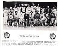 VINTAGE ORIGINAL 1973 1974 BOSTON CELTICS 8X10 TEAM PHOTO HAVLICEK COWENS WHITE