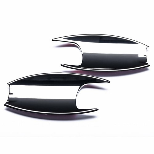 2x Manijas de puerta de inserción cromadas genuinas Mercedes S205 W205 Clase C TRASERO - Imagen 2 de 4