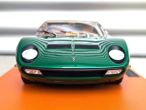 1:12 Top Marques Lamborghini Miura SV green metallic with showcase NEU NEW - Bild 6 von 8
