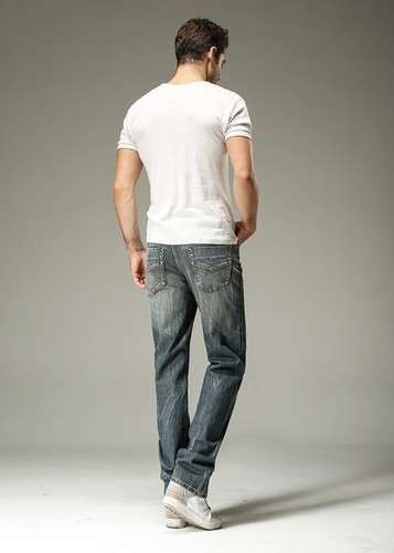 FOX JEANS Men's Norton Regular Fit Straight Denim Jeans SIZE 32-44 - Picture 33 of 36