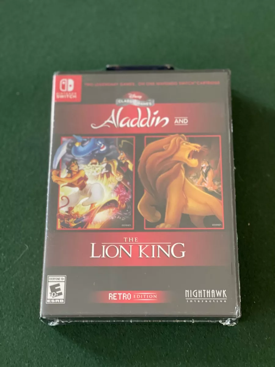 Aladdin and the Lion King Retro Edition Clamshell Nintendo Switch