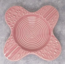 Perfectly Pink Ceramic MidCentury Modern Ashtray 5484