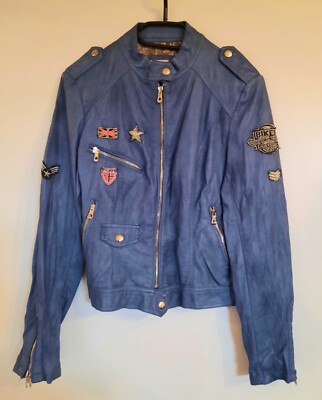 Kunstlederjacke im Bikerstil - ungetragen