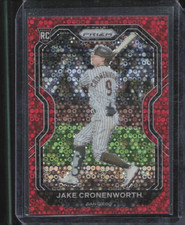 2021 Prizm Baseball JAKE CRONENWORTH RC Red Donut Prizm /99 - Padres Tier III
