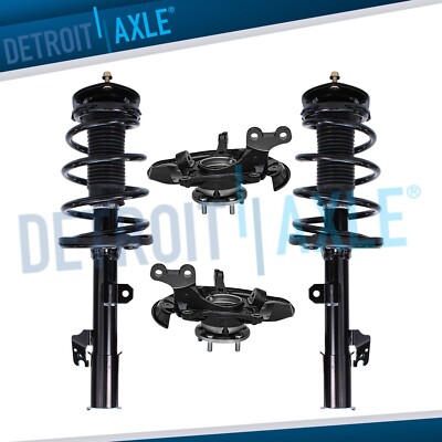 FWD Front Knuckles Wheel Hubs Struts Coil Spring for 2008-2011 Toyota Highlander