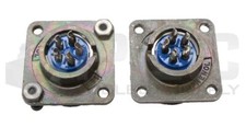 LOT OF 2 AMPHENOL 141 CONNECTOR
