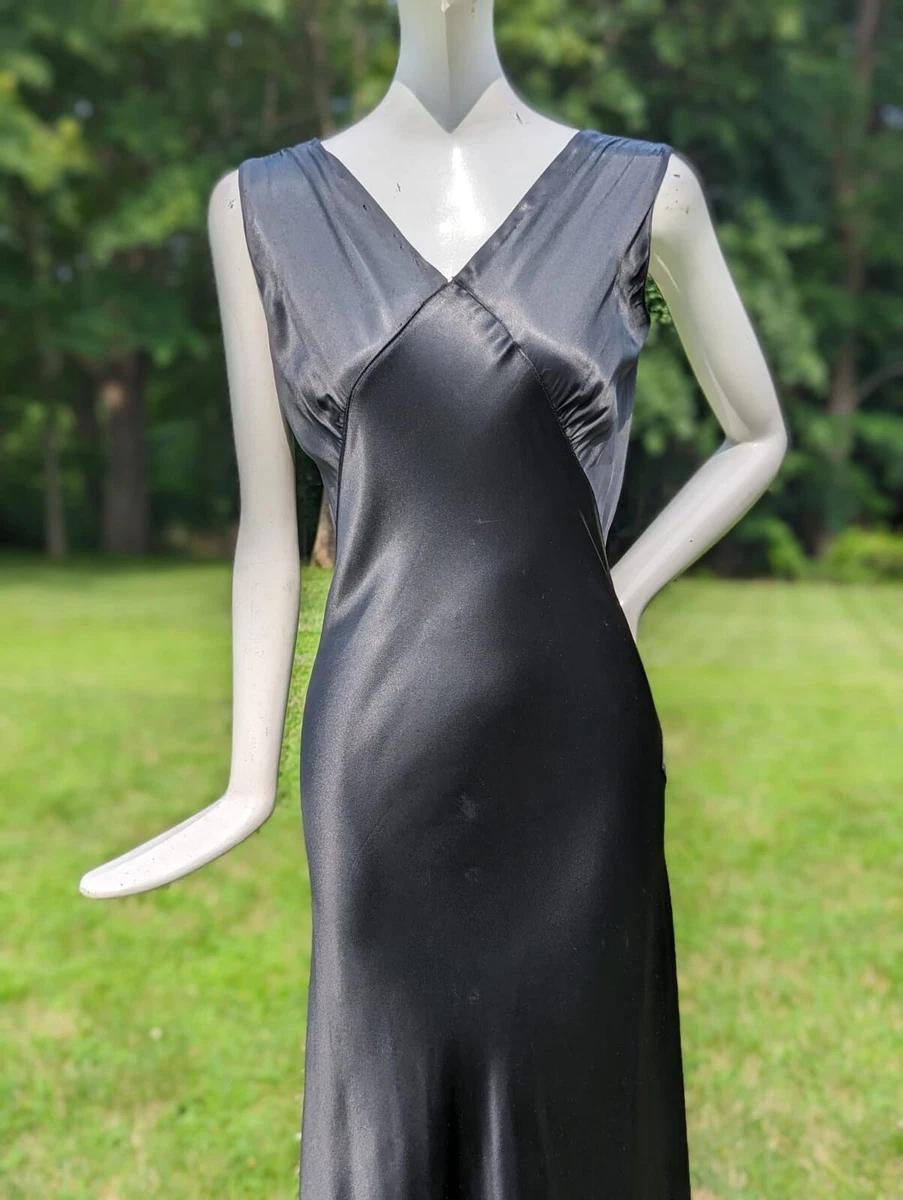 Liquid top satin dress