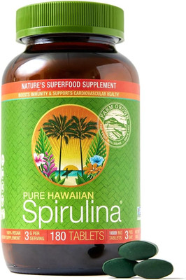 Nutrex Hawaii, Pure Hawaiian Spirulina - 1000 Mg Tablets - Hawaiian Grown Natura