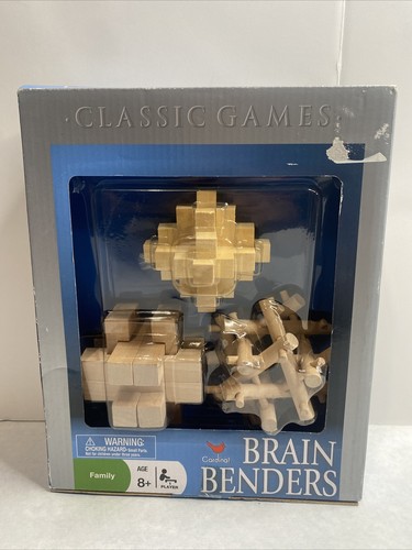 Cardinal Brain Benders Classic Puzzle Game Wood Puzzles