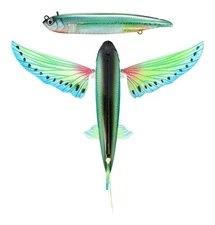 Nomad Design Slipstream 280 Flying Fish 11" Floating Lure - Lumo Glow