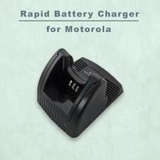 Rapid Desktop Battery Charger for Motorola Two-Way Radio NNTN4851, CP200, EP450