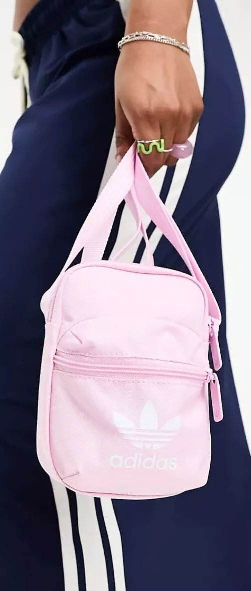 Pink adidas crossbody discount bag
