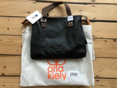 orla kiely small zip messenger bag