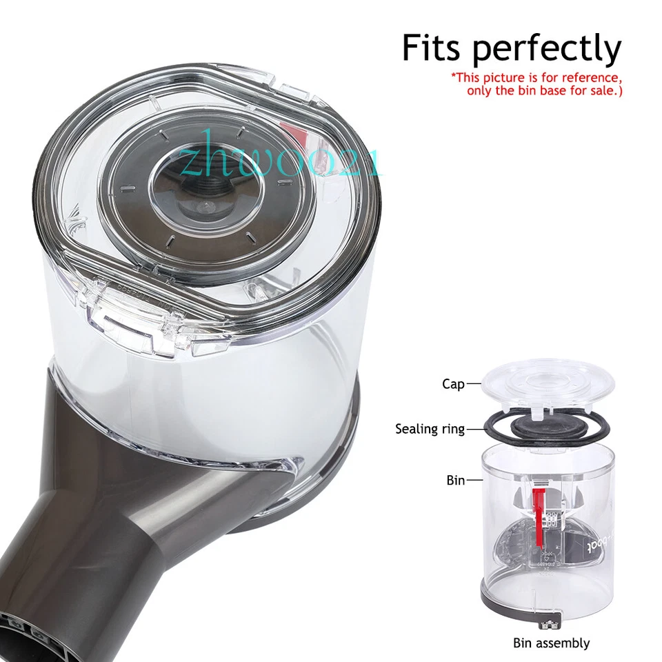 Dust Bin Cap Replacement for Dyson V6 DC62 DC47 DC58 Vacuum Cleaner Bin Base - Image 3 of 4