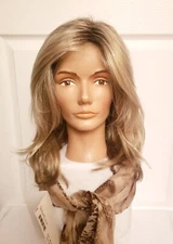 Miranda by Jon Renau Synthetic Wig 22F16S8 Venice Blonde Lace Front Mono Part