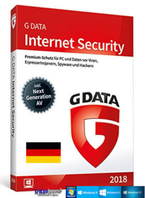G Data Internet Security 2018 Full Version 1 PC + Manual (PDF) Download NEW