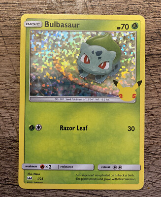 bulbasaur pokemon card mcdonalds Bulbasaur (McDonald Pack 1)