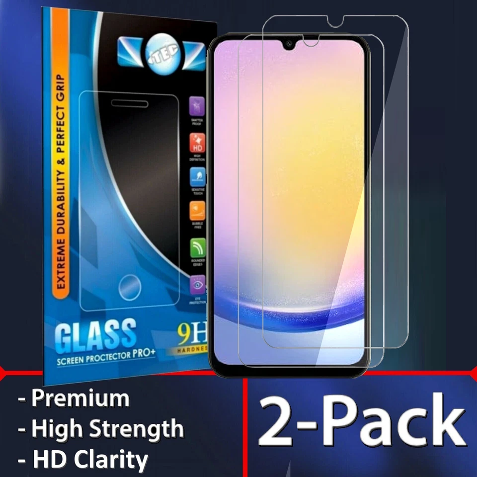 ITEC For Samsung A20 A20e A21s A22 A23 A24 A25 A26 Tempered Glass Screen Protector