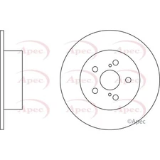 Apec Rear Brake Disc DSK2287 - OE High Quality Precision Engineered Part