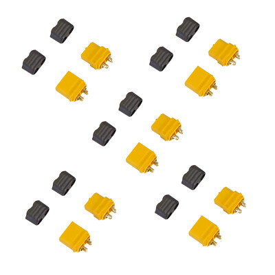 Amass XT60+ Male Female Connector Plug for Battery ESC and Charge Lead 5 Pair