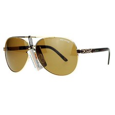 Polarized Lens Pilot Sunglasses Unisex Flat Top Round Fashion Shades