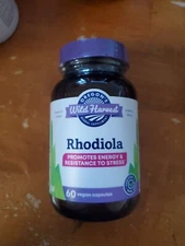 Oregon s Wild Harvest Rhodiola 60 Vegetarian Capsules SEE Expiration Date
