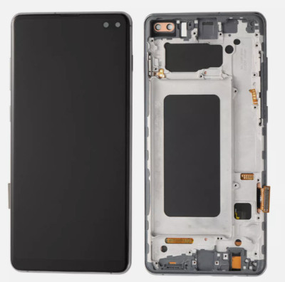 For Samsung Galaxy S10+ Plus SM-G975U LCD Touch Screen Digitizer Display Frame