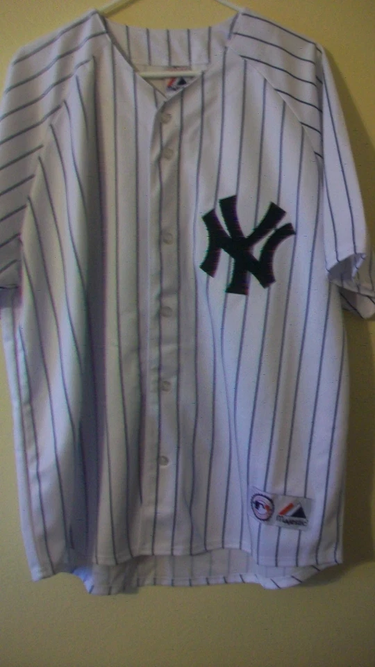 DON LARSEN AUTOGRAPHED NEW YORK YANKEES JERSEY, PERFECT GAME 10-3-56 - Image 3 of 4